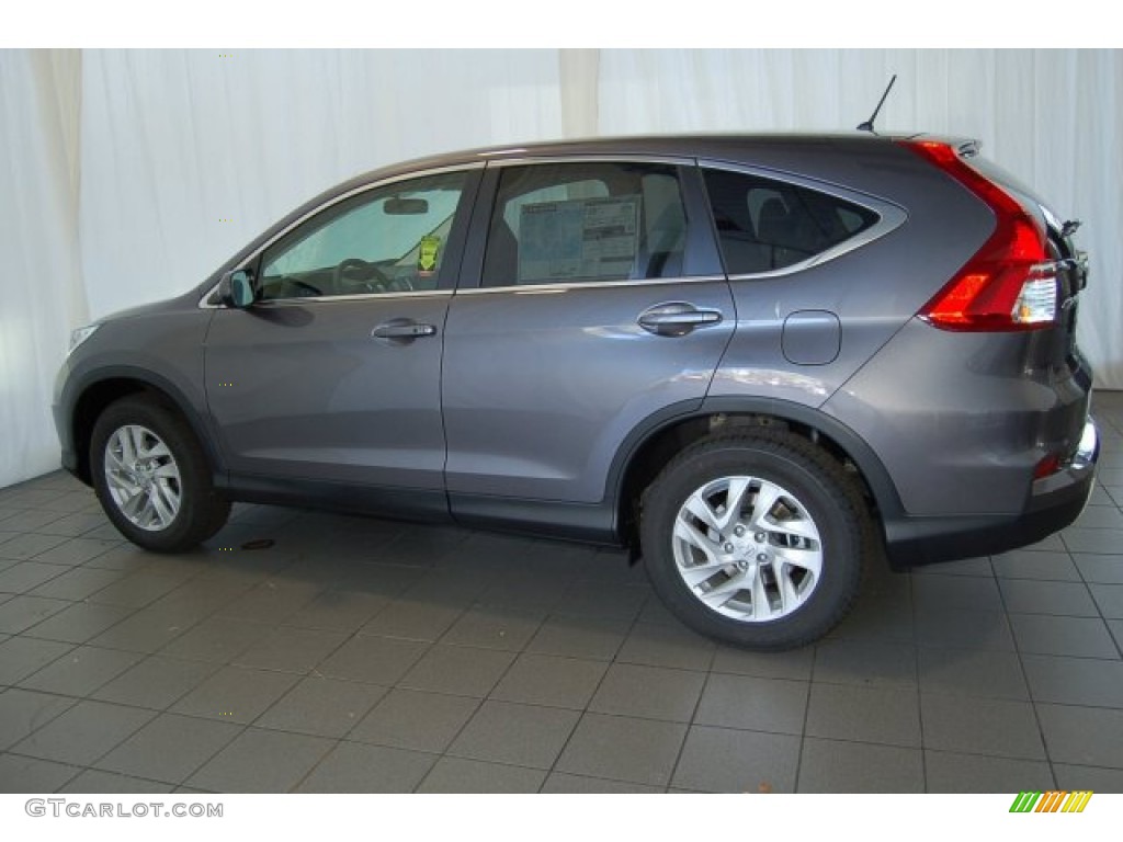 2015 CR-V EX - Modern Steel Metallic / Gray photo #8