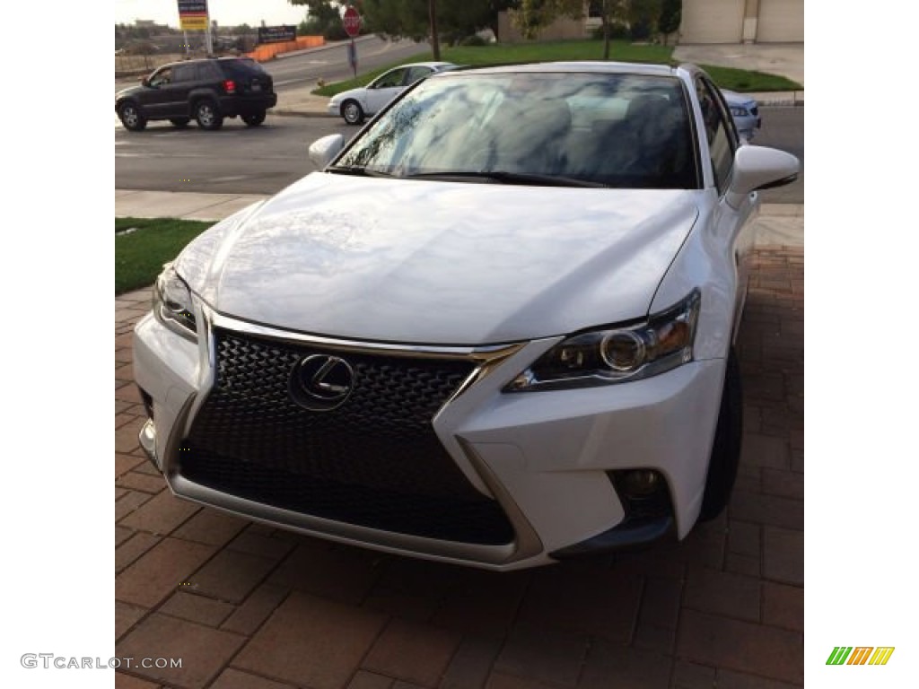 Eminent White 2015 Lexus CT 200h F Sport Hybrid Exterior Photo #103938093