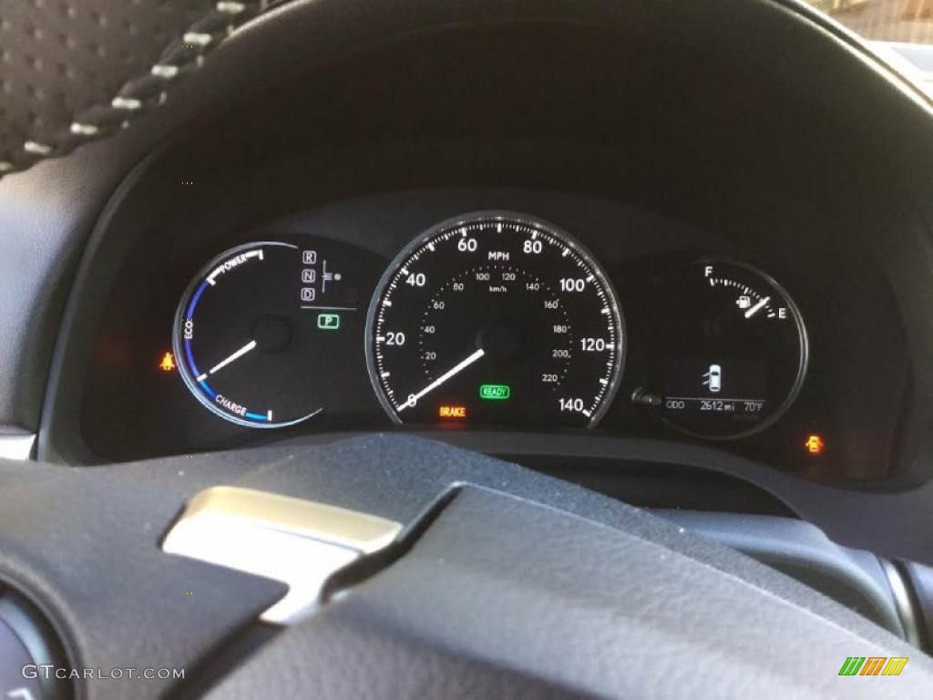 2015 Lexus CT 200h F Sport Hybrid Gauges Photo #103938171