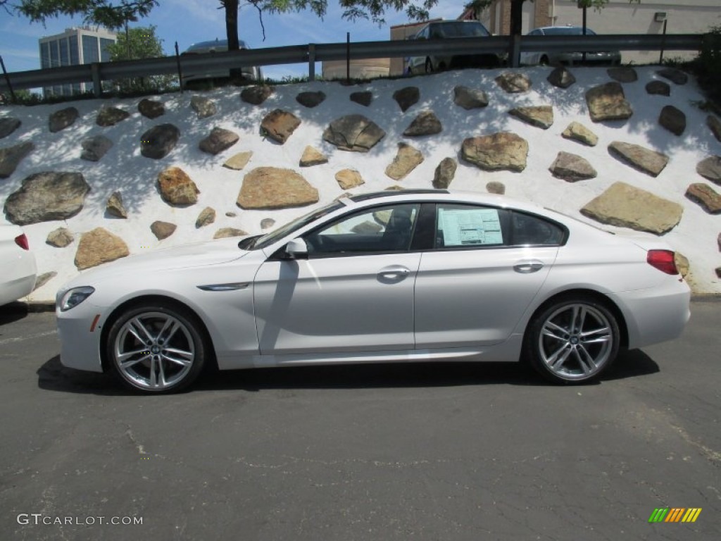 Alpine White 2016 BMW 6 Series 650i xDrive Gran Coupe Exterior Photo #103941456