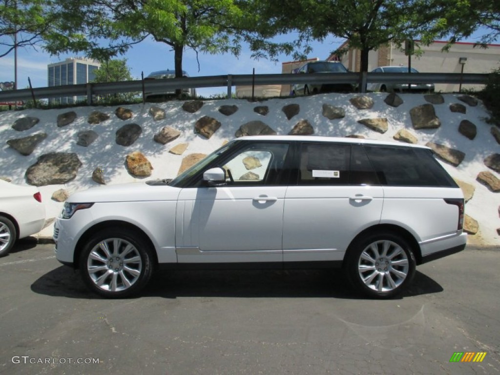 Fuji White 2015 Land Rover Range Rover Supercharged Exterior Photo #103941894