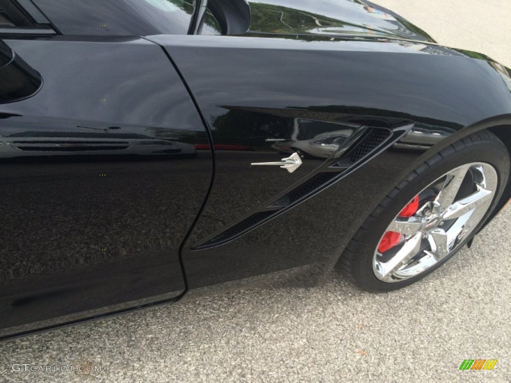 2014 Corvette Stingray Convertible - Black / Jet Black photo #83