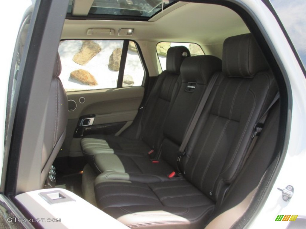 2015 Land Rover Range Rover Supercharged Rear Seat Photo #103942122