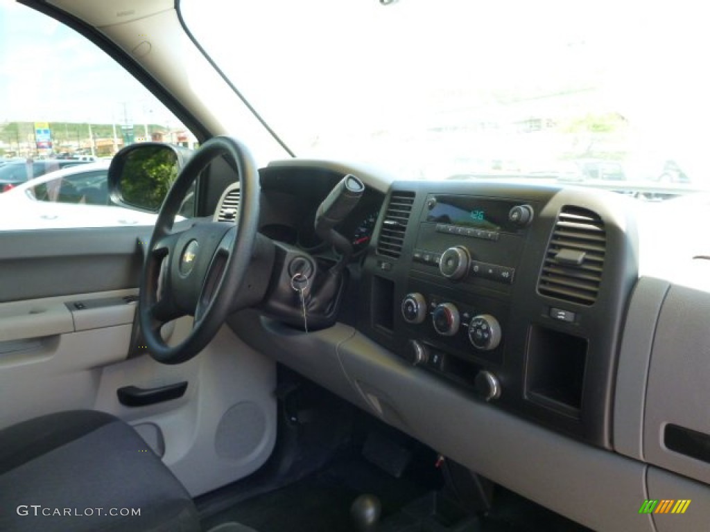 2012 Silverado 1500 LS Regular Cab 4x4 - Blue Granite Metallic / Dark Titanium photo #8