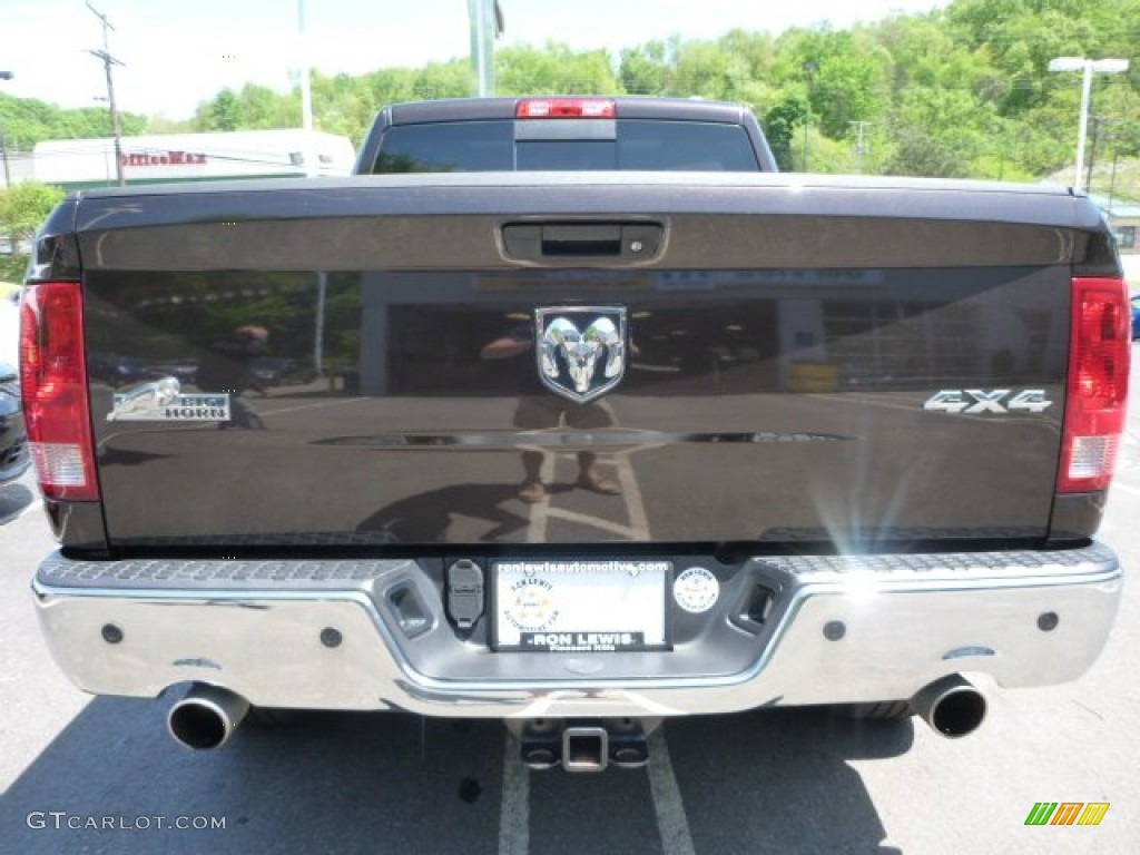 2011 Ram 1500 Big Horn Quad Cab 4x4 - Saddle Brown Pearl / Light Pebble Beige/Bark Brown photo #3