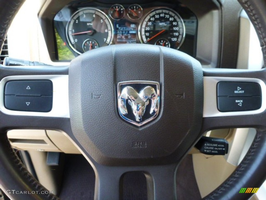 2011 Ram 1500 Big Horn Quad Cab 4x4 - Saddle Brown Pearl / Light Pebble Beige/Bark Brown photo #16