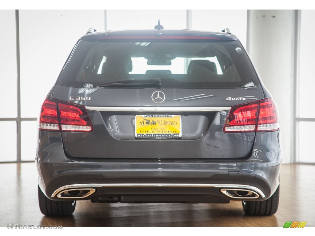 2016 E 350 4Matic Wagon - Steel Grey Metallic / Black photo #4