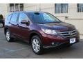 2012 Basque Red Pearl II Honda CR-V EX 4WD  photo #3