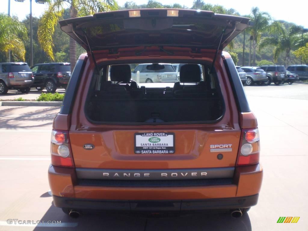 2006 Range Rover Sport Supercharged - Vesuvius Orange Metallic / Ebony Black photo #5