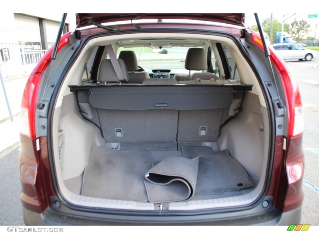 2012 CR-V EX 4WD - Basque Red Pearl II / Gray photo #22
