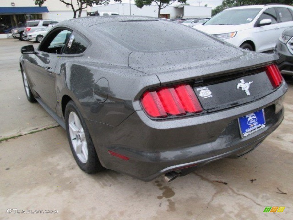 2015 Mustang V6 Coupe - Magnetic Metallic / Ebony photo #12