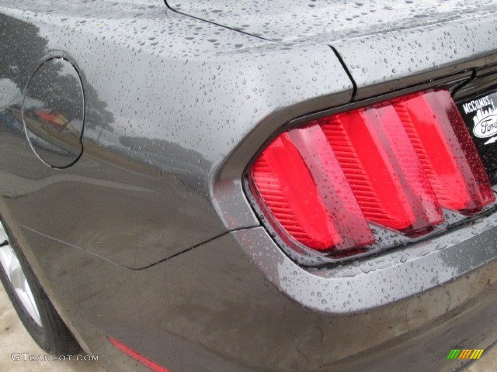 2015 Mustang V6 Coupe - Magnetic Metallic / Ebony photo #14