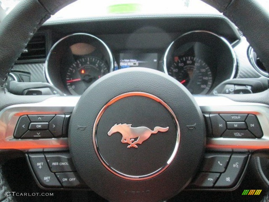 2015 Mustang V6 Coupe - Magnetic Metallic / Ebony photo #26