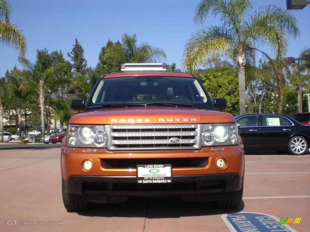 2006 Range Rover Sport Supercharged - Vesuvius Orange Metallic / Ebony Black photo #10