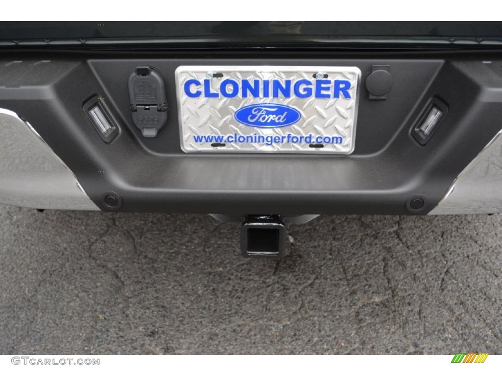 2015 F150 Lariat SuperCrew - Guard Metallic / Black photo #6