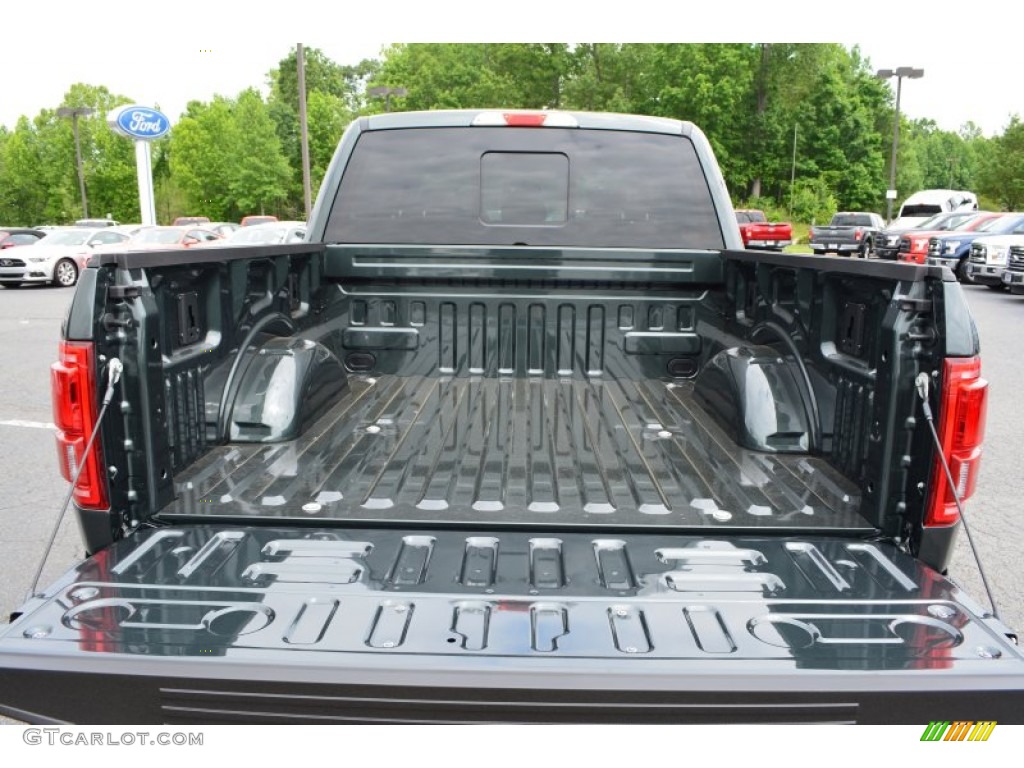 2015 F150 Lariat SuperCrew - Guard Metallic / Black photo #7