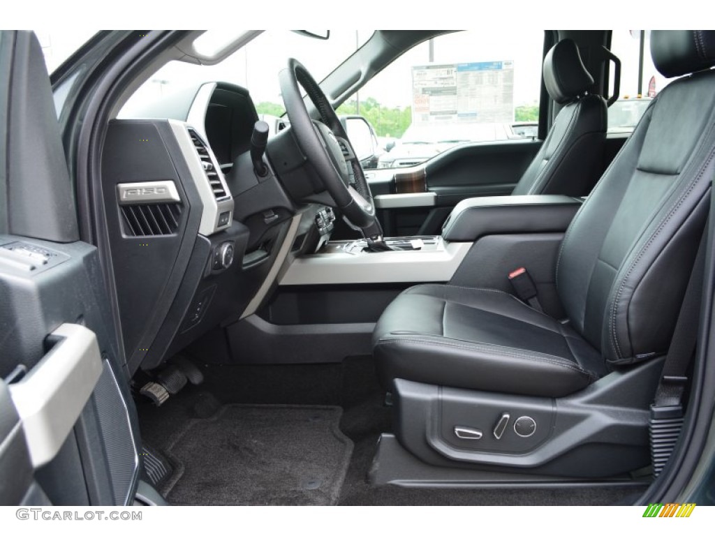 2015 F150 Lariat SuperCrew - Guard Metallic / Black photo #9