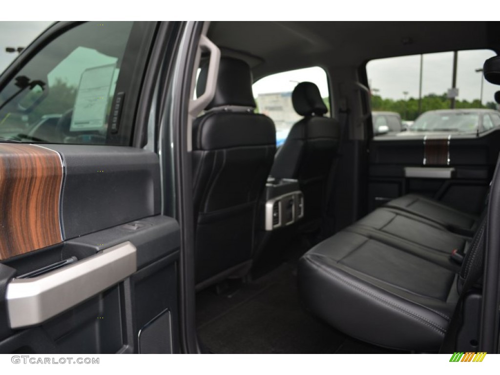 2015 F150 Lariat SuperCrew - Guard Metallic / Black photo #12