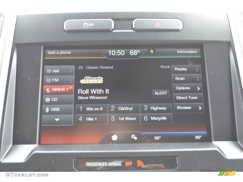 2015 F150 Lariat SuperCrew - Guard Metallic / Black photo #14