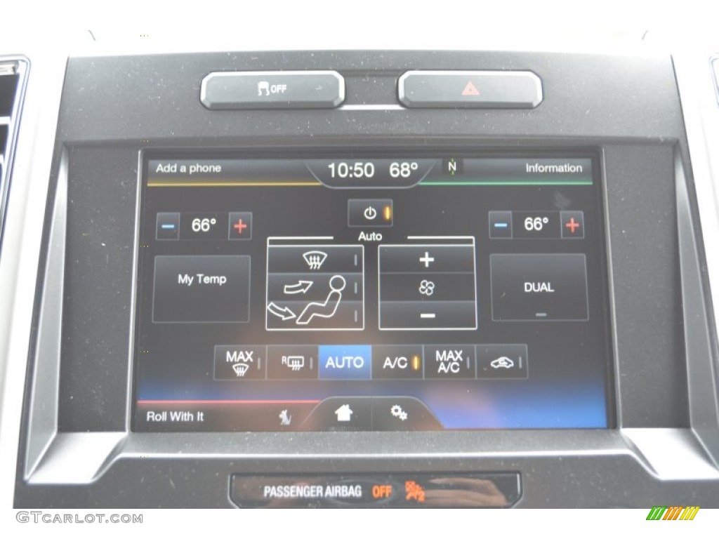 2015 F150 Lariat SuperCrew - Guard Metallic / Black photo #15