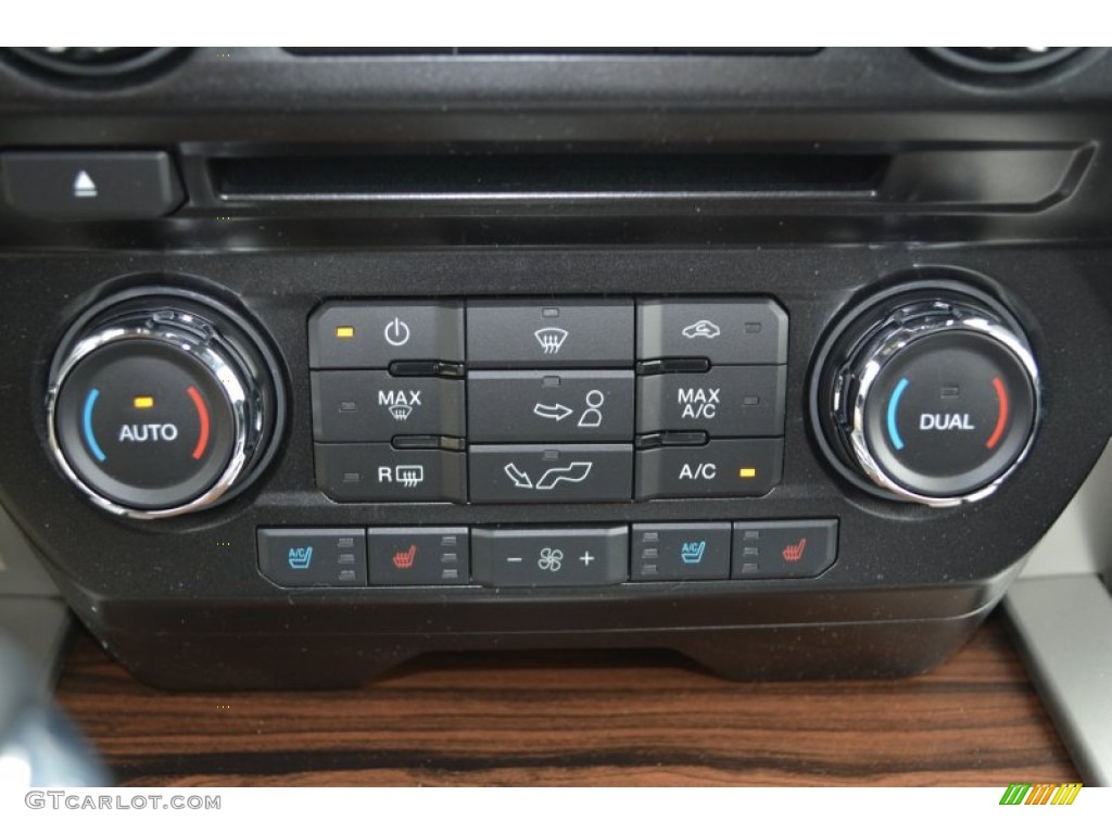 2015 F150 Lariat SuperCrew - Guard Metallic / Black photo #19