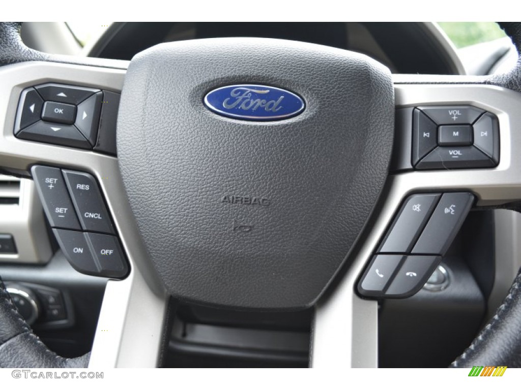 2015 F150 Lariat SuperCrew - Guard Metallic / Black photo #26