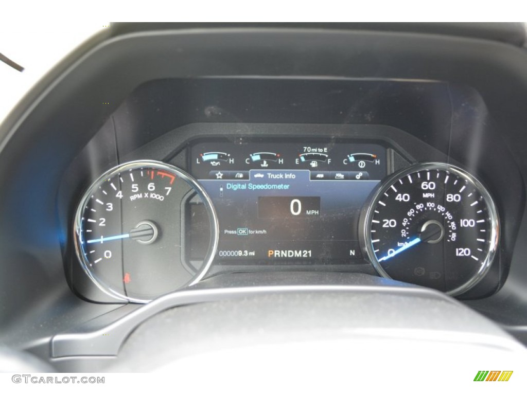 2015 F150 Lariat SuperCrew - Guard Metallic / Black photo #27