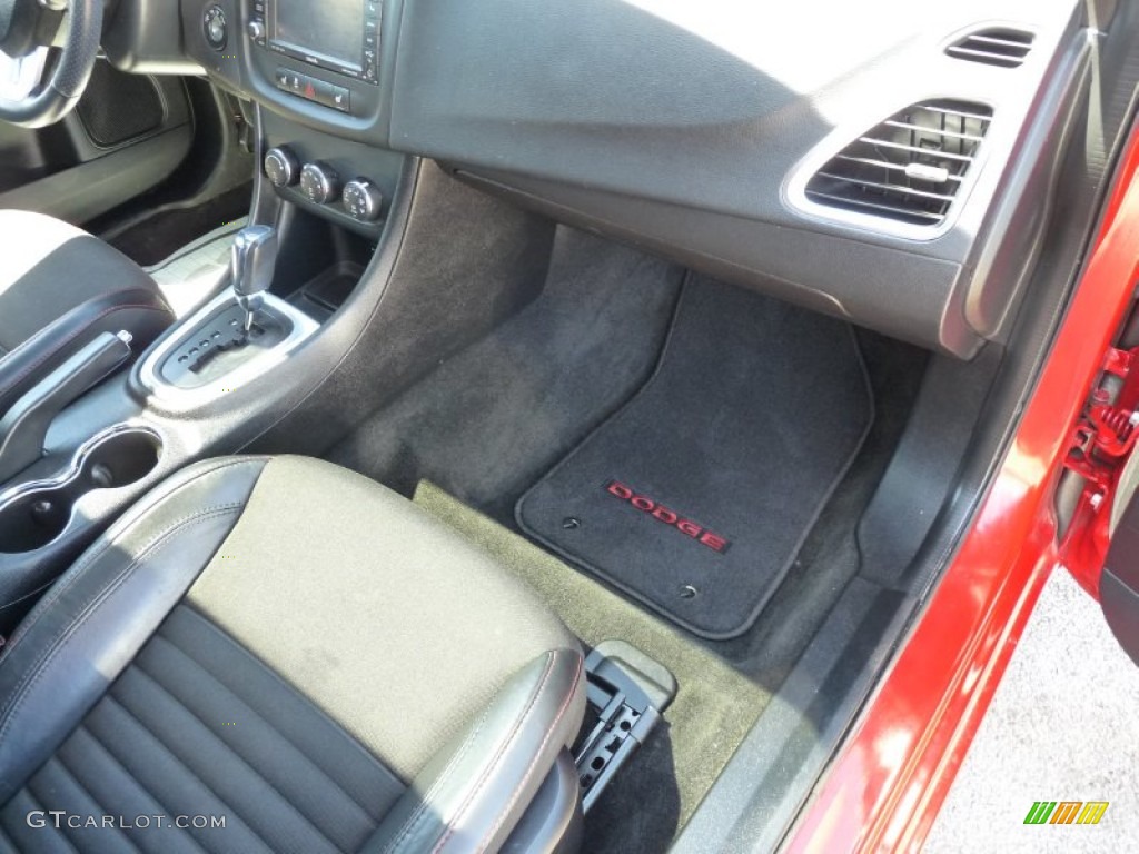 2012 Avenger R/T - Redline 2-Coat Pearl / Black/Silver/Red photo #13