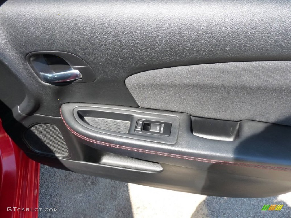 2012 Avenger R/T - Redline 2-Coat Pearl / Black/Silver/Red photo #14