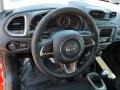 Black 2015 Jeep Renegade Latitude 4x4 Steering Wheel