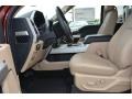 2015 Ford F150 Medium Light Camel Interior Front Seat Photo
