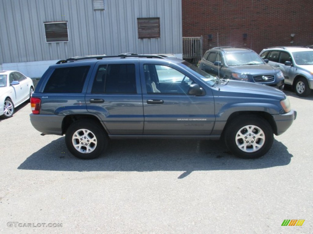 2001 Grand Cherokee Laredo 4x4 - Steel Blue Pearl / Agate photo #2