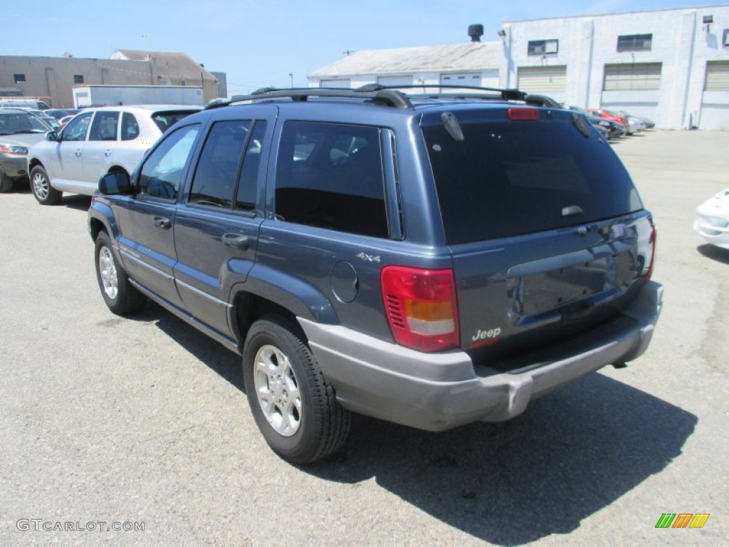 2001 Grand Cherokee Laredo 4x4 - Steel Blue Pearl / Agate photo #10