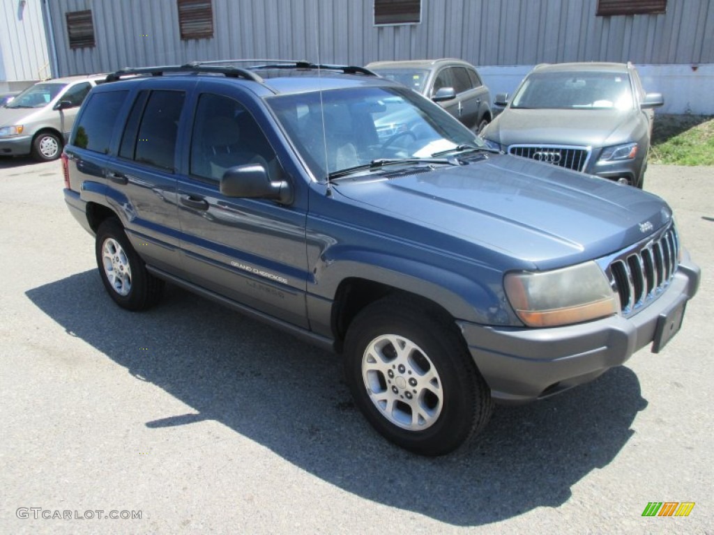 2001 Grand Cherokee Laredo 4x4 - Steel Blue Pearl / Agate photo #13