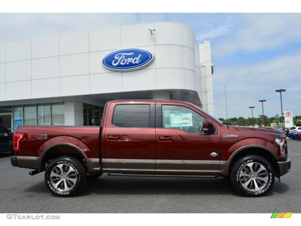 2015 F150 King Ranch SuperCrew 4x4 - Bronze Fire Metallic / King Ranch Java/Mesa photo #2