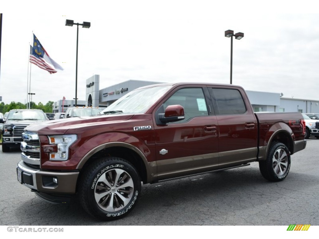 2015 F150 King Ranch SuperCrew 4x4 - Bronze Fire Metallic / King Ranch Java/Mesa photo #3