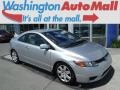Alabaster Silver Metallic 2007 Honda Civic LX Coupe