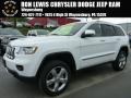 2013 Bright White Jeep Grand Cherokee Overland 4x4  photo #1