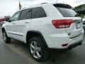 2013 Bright White Jeep Grand Cherokee Overland 4x4  photo #2