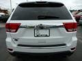 2013 Bright White Jeep Grand Cherokee Overland 4x4  photo #3