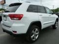 2013 Bright White Jeep Grand Cherokee Overland 4x4  photo #6