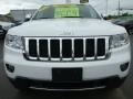 2013 Bright White Jeep Grand Cherokee Overland 4x4  photo #8