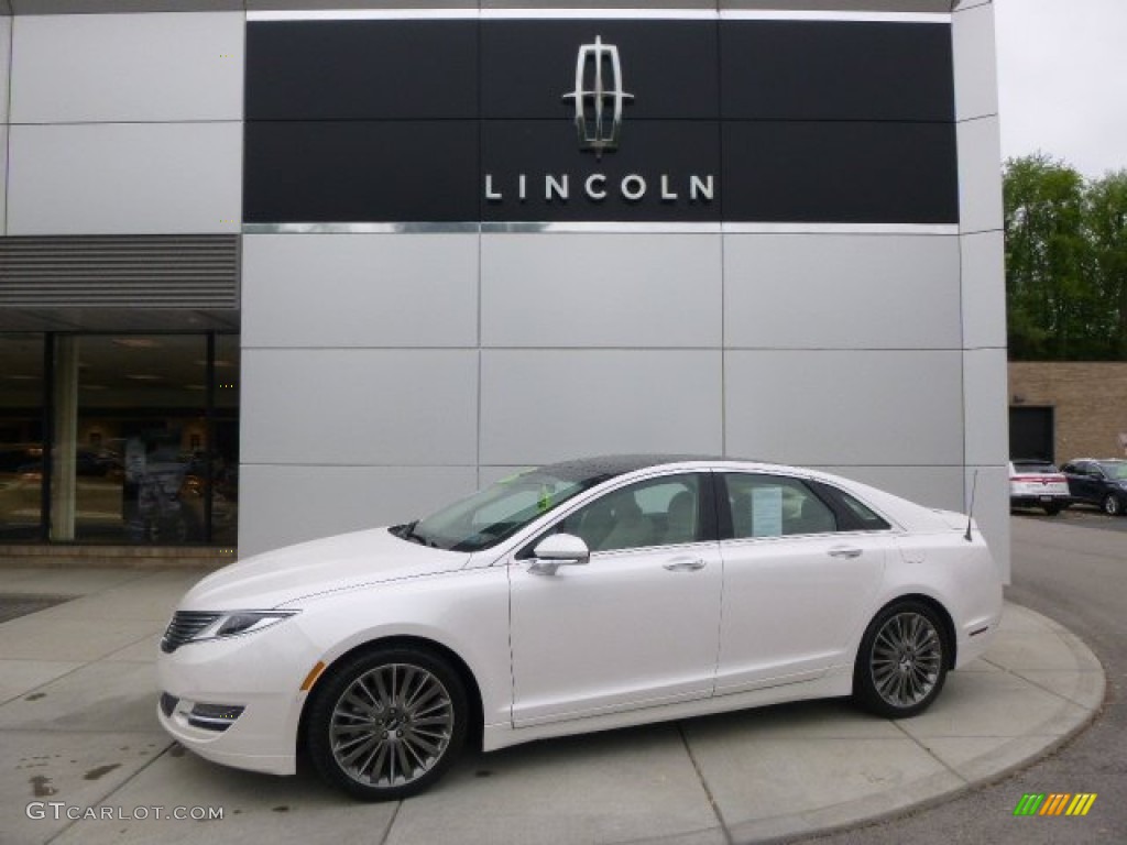 White Platinum 2013 Lincoln MKZ 2.0L EcoBoost AWD Exterior Photo #103954632