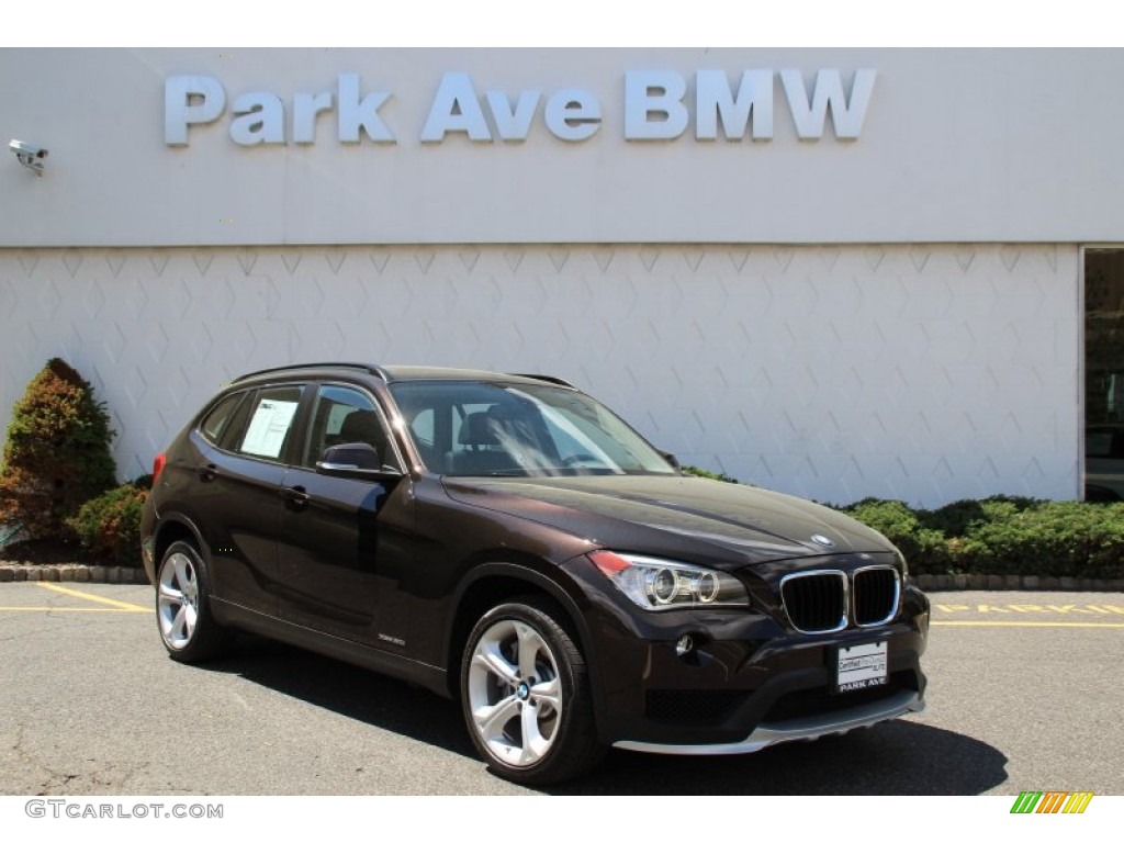 2015 X1 xDrive35i - Sparkling Brown Metallic / Black photo #1