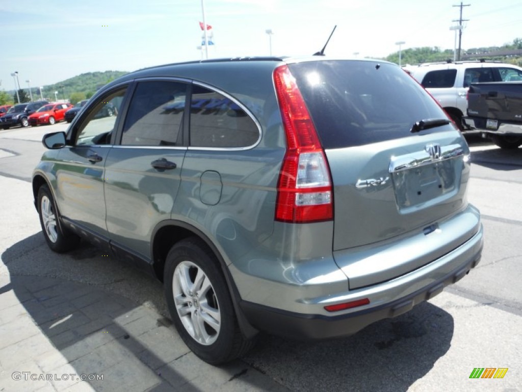 2011 CR-V EX 4WD - Opal Sage Metallic / Ivory photo #8