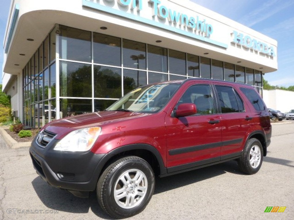 2003 CR-V EX 4WD - Chianti Red Pearl / Saddle photo #1