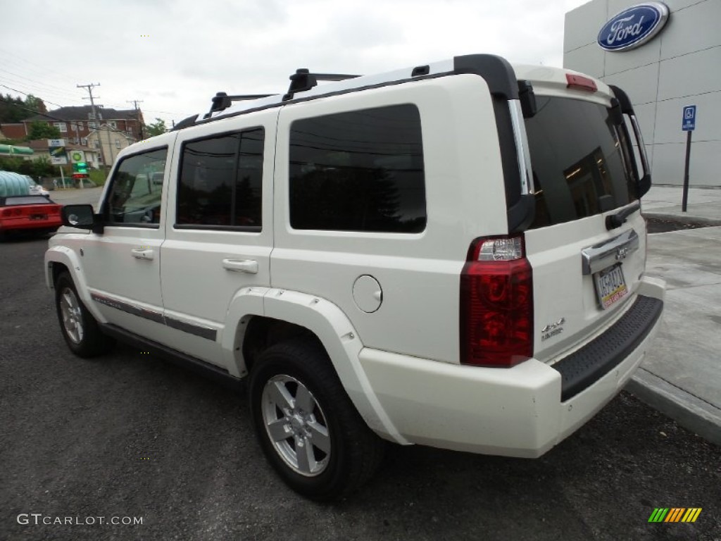 2007 Commander Limited 4x4 - Stone White / Dark Slate Gray/Light Graystone photo #3