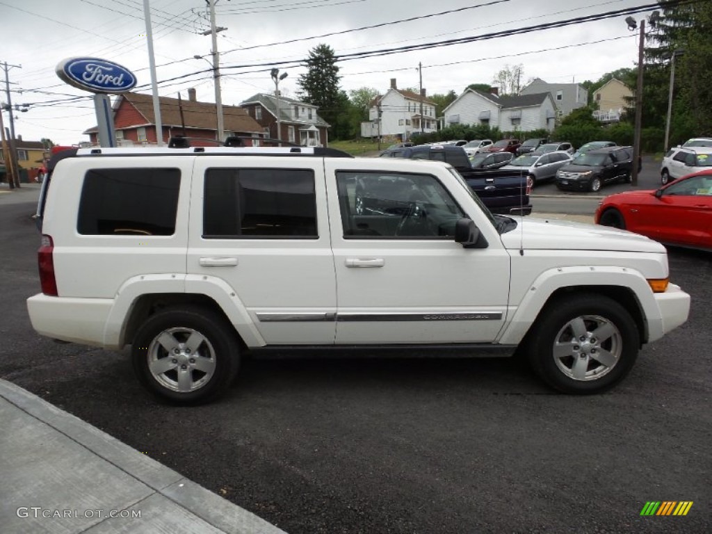 2007 Commander Limited 4x4 - Stone White / Dark Slate Gray/Light Graystone photo #6