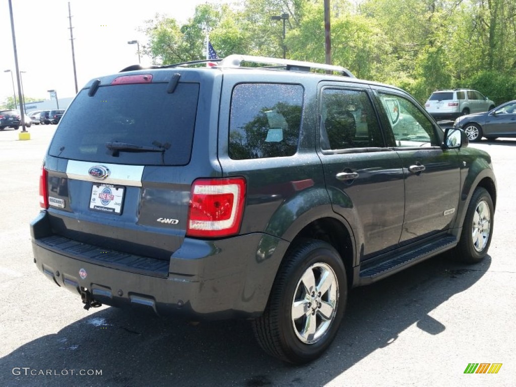 2008 Escape Limited 4WD - Tungsten Grey Metallic / Charcoal photo #7
