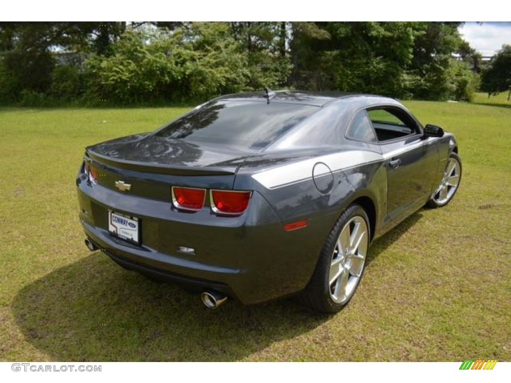 2011 Camaro LT Coupe - Cyber Gray Metallic / Black photo #5